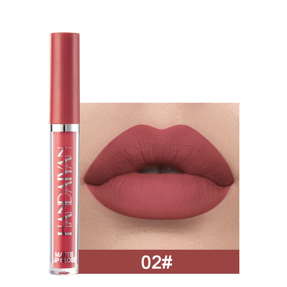 Matte Non-stick Cup Lip Gloss, Non-fading Matte Liquid Lipstick Matte Non-stick Cup Lip Gloss, Non-fading Matte Liquid Lipstick